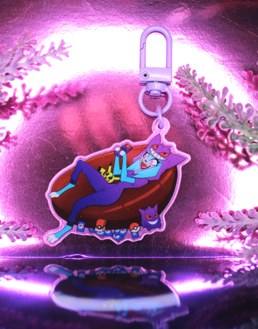 Gaming Katress 2" Keychain Charm