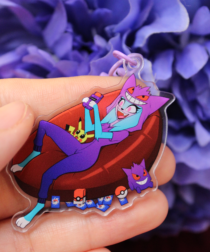 Alternative view of Gaming Katress 2" Keychain Charm