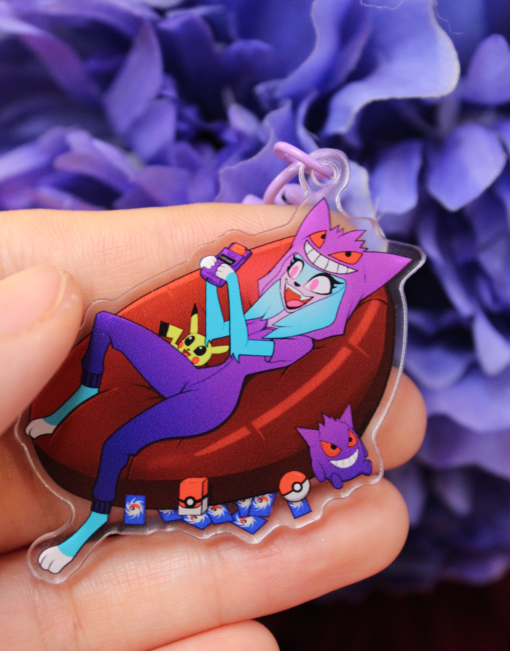 Gaming Katress 2" Keychain Charm - Image 2