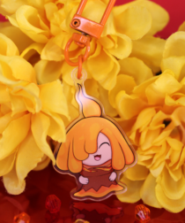Alternative view of Flambelle Charm 2" Keychain