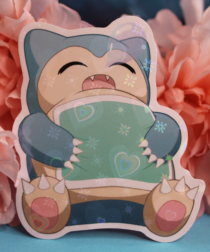 Sleepy Time 3" Holographic Vinyl Sticker
