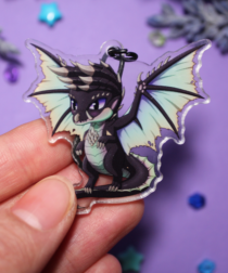 Alternative view of Chibi Alatreon Charm 2" Keychain