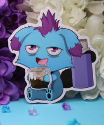 Alternative view of Depresso Espresso Vinyl Sticker