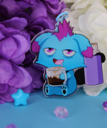 Depresso Espresso Charm 2" Keychain