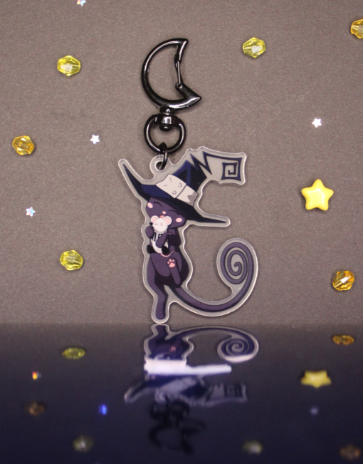 Blair Cat Charm 2" Keychain