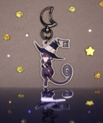 Blair Cat Charm 2" Keychain