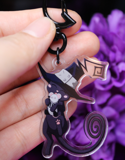 Blair Cat Charm 2" Keychain - Image 3