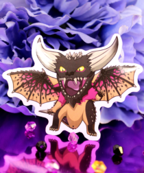 Chibi Negigante Vinyl Sticker