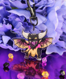Nergigante Double-Sided Charm 2" Keychain