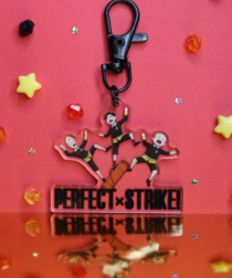 Perfect X Strike Charm 2" Keychain