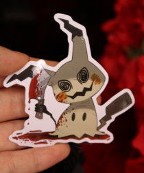 Alternative view of Bloody Mimi Vinyl Sticker