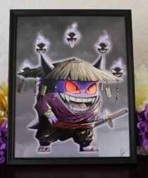 Alternative view of Ghost Samurai Art Print. 5x7" & 8x10"