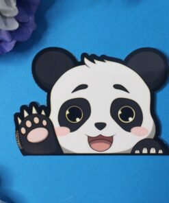 Panda Peaker Laminated Vinyl Sticker