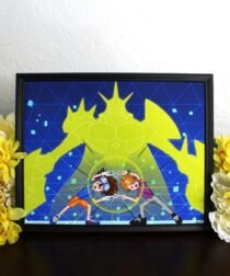 Alternative view of Digi Fusion Art Print, Anime Wall Decor