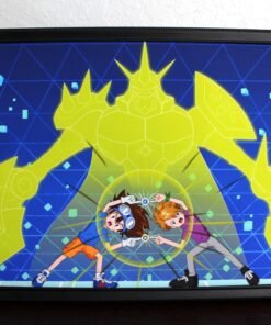 Digi Fusion Art Print, Anime Wall Decor