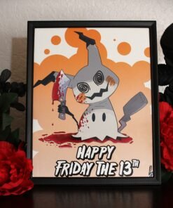 Alternative view of Bloody Mimikyu, Wall Decor, Art Print
