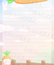 Bunny Farm 4x6" Notepad, Stationary
