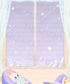 Witch Bun  4x6" Notepad, Stationary