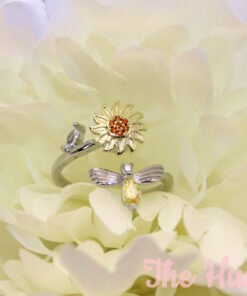 Alternative view of Bumblebee Sunflower, Fidget Jewelry