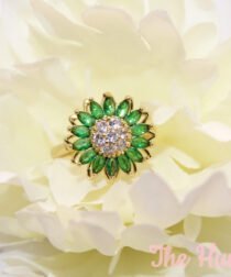Alternative view of Green Sunflower Fidget Jewelry