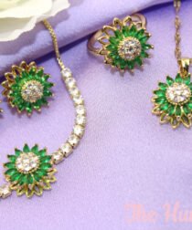 Green Sunflower Fidget Jewelry