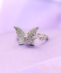 Butterfly Star, Adjustable Fidget Ring