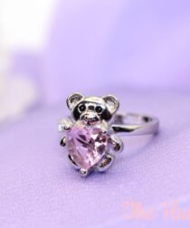 Alternative view of Teddy Bear, Adjustable Fidget Ring