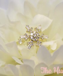 Alternative view of Snowflake, Adjustable Fidget Ring