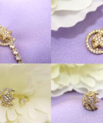Jeweled Star and Moon Fidget Jewelry